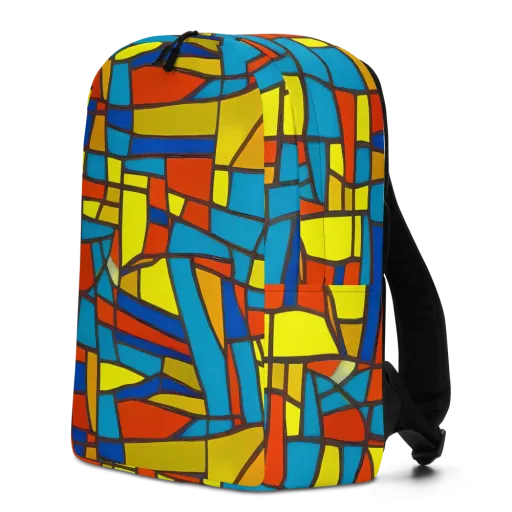 Mondrian Mesh on a Minimalist Backpack