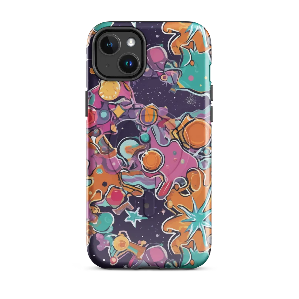 Orbiting Bonbons on MagSafe Tough Case for iPhone® — Front