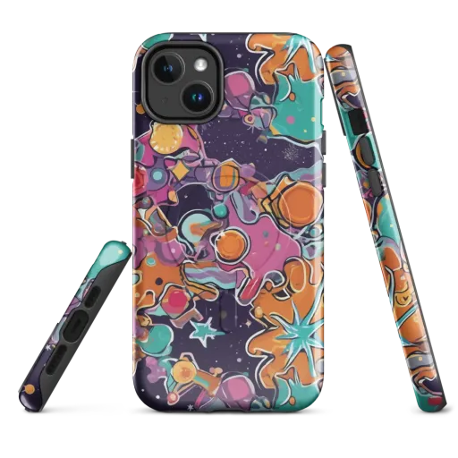 Orbiting Bonbons on a MagSafe Tough Case for iPhone®