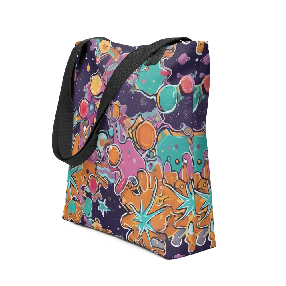 Orbiting Bonbons on Tote Bag — Front