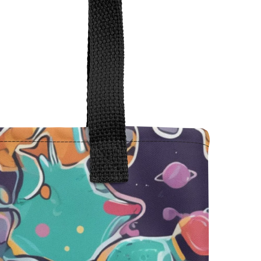 Orbiting Bonbons on Tote Bag — Product details