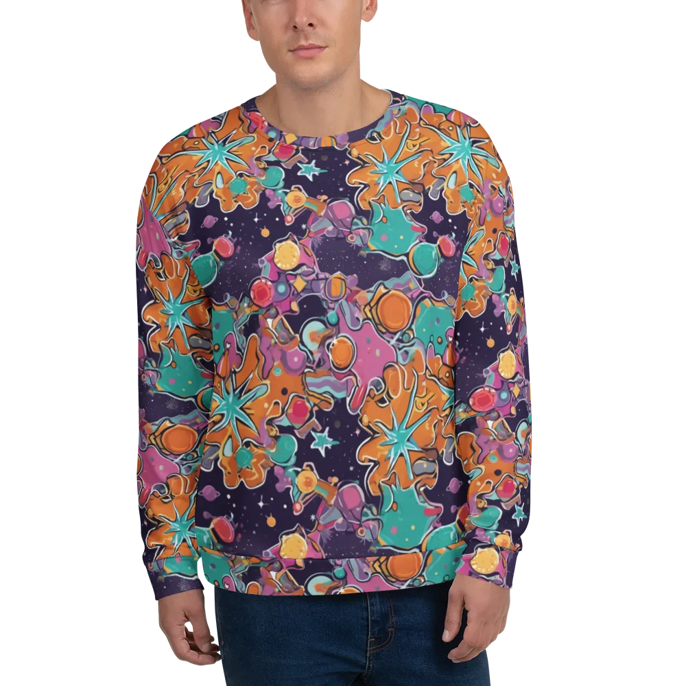 Orbiting Bonbons on Sweatshirt — Front