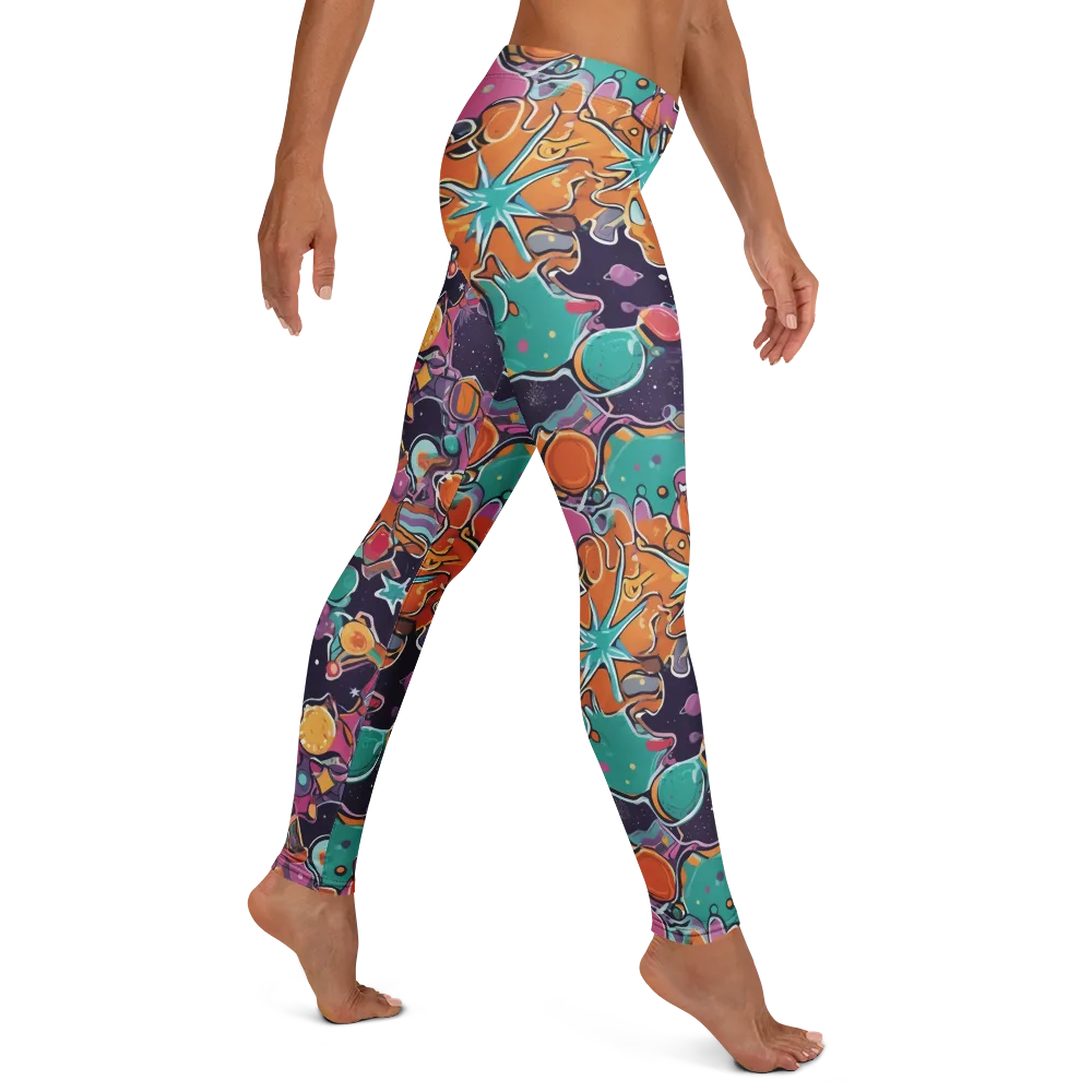 Orbiting Bonbons on Leggings — Right