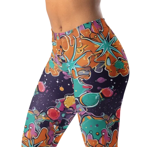 Orbiting Bonbons on a Leggings