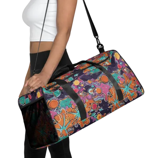 Orbiting Bonbons on a Duffle Bag