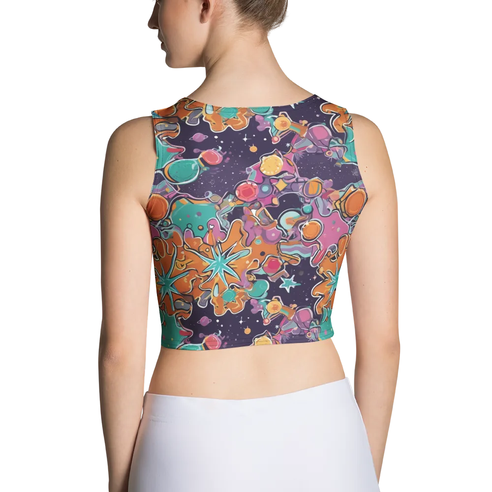 Orbiting Bonbons on Crop Top — Back