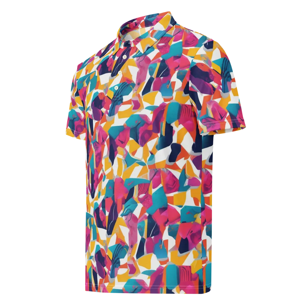 Neon Tailor on Men's Slim Fit Polo Shirt — Left Front