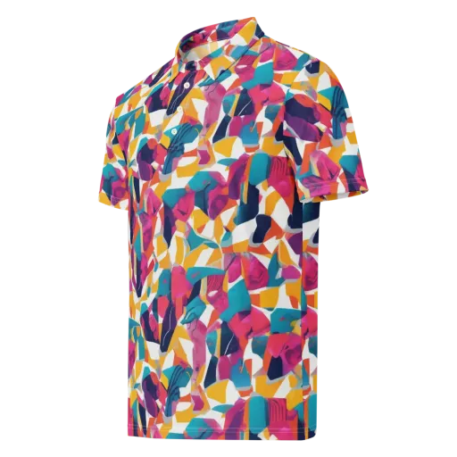 Neon Tailor on a Men's Slim Fit Polo Shirt