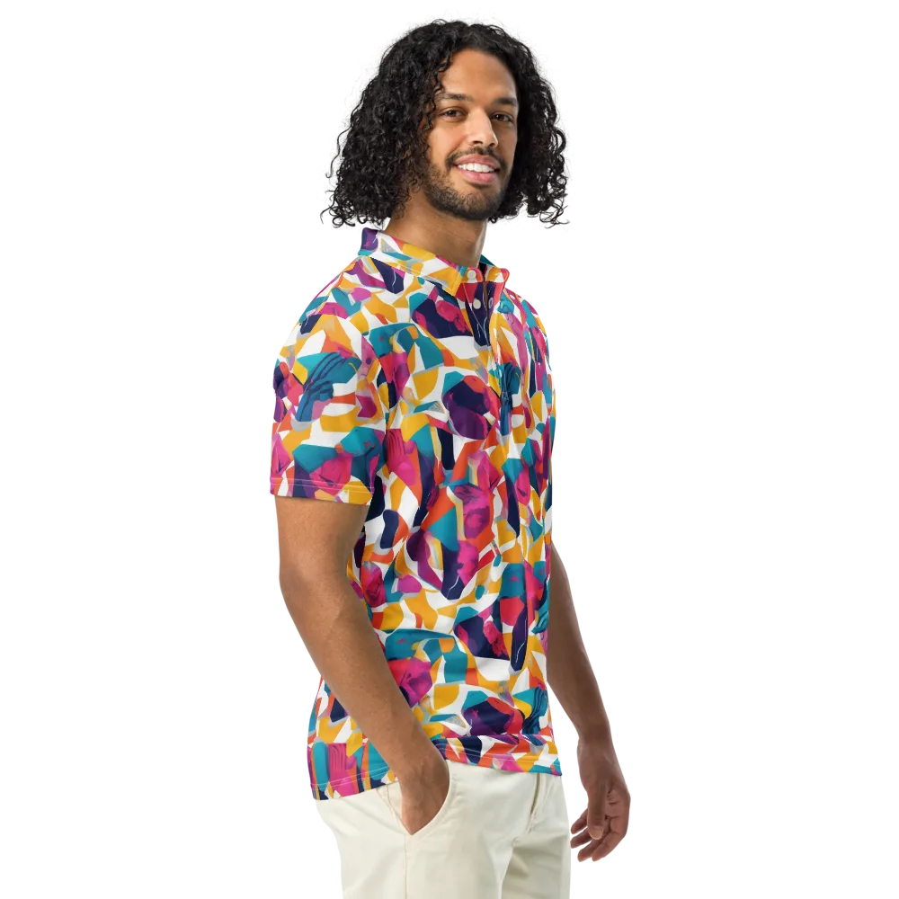 Neon Tailor on Men's Slim Fit Polo Shirt — Right Front