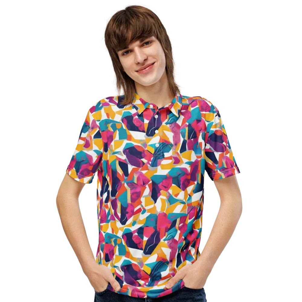 Neon Tailor on Men's Slim Fit Polo Shirt — Front