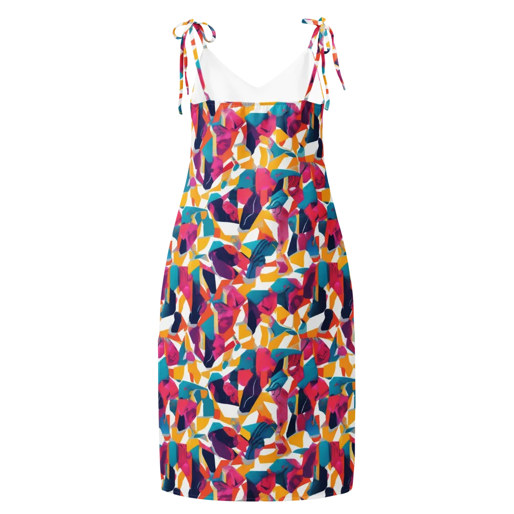 Neon Tailor on Slip Dress — Back