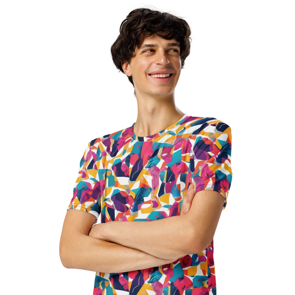 Neon Tailor on Men's Crew Neck T-Shirt — Left Front