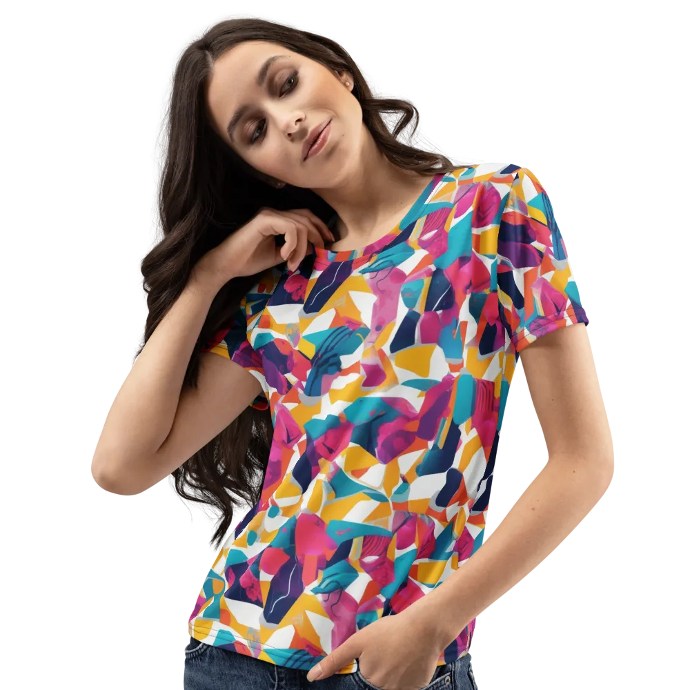 Neon Tailor on Women's Crew Neck T-Shirt — Left Front