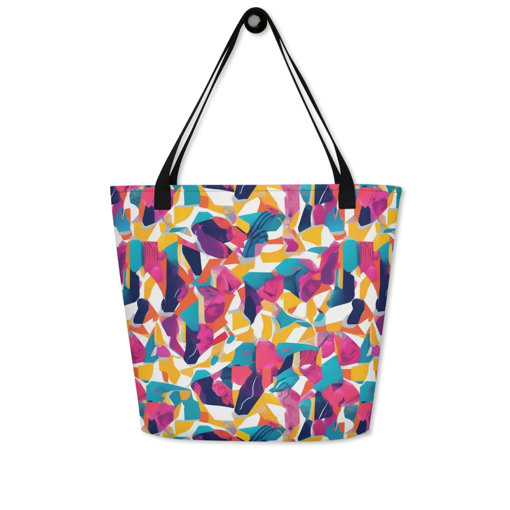 Neon Tailor on Large Tote Bag W/ Pocket — Front