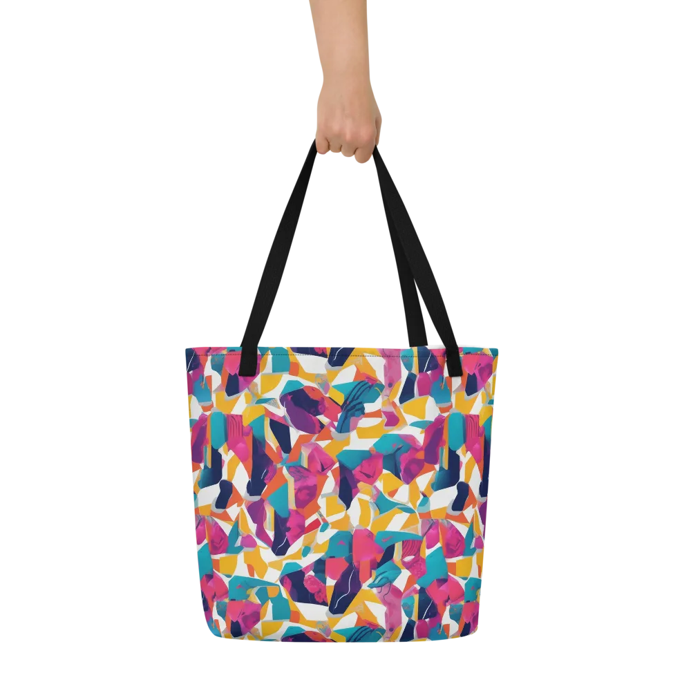 Neon Tailor on Large Tote Bag W/ Pocket — Front