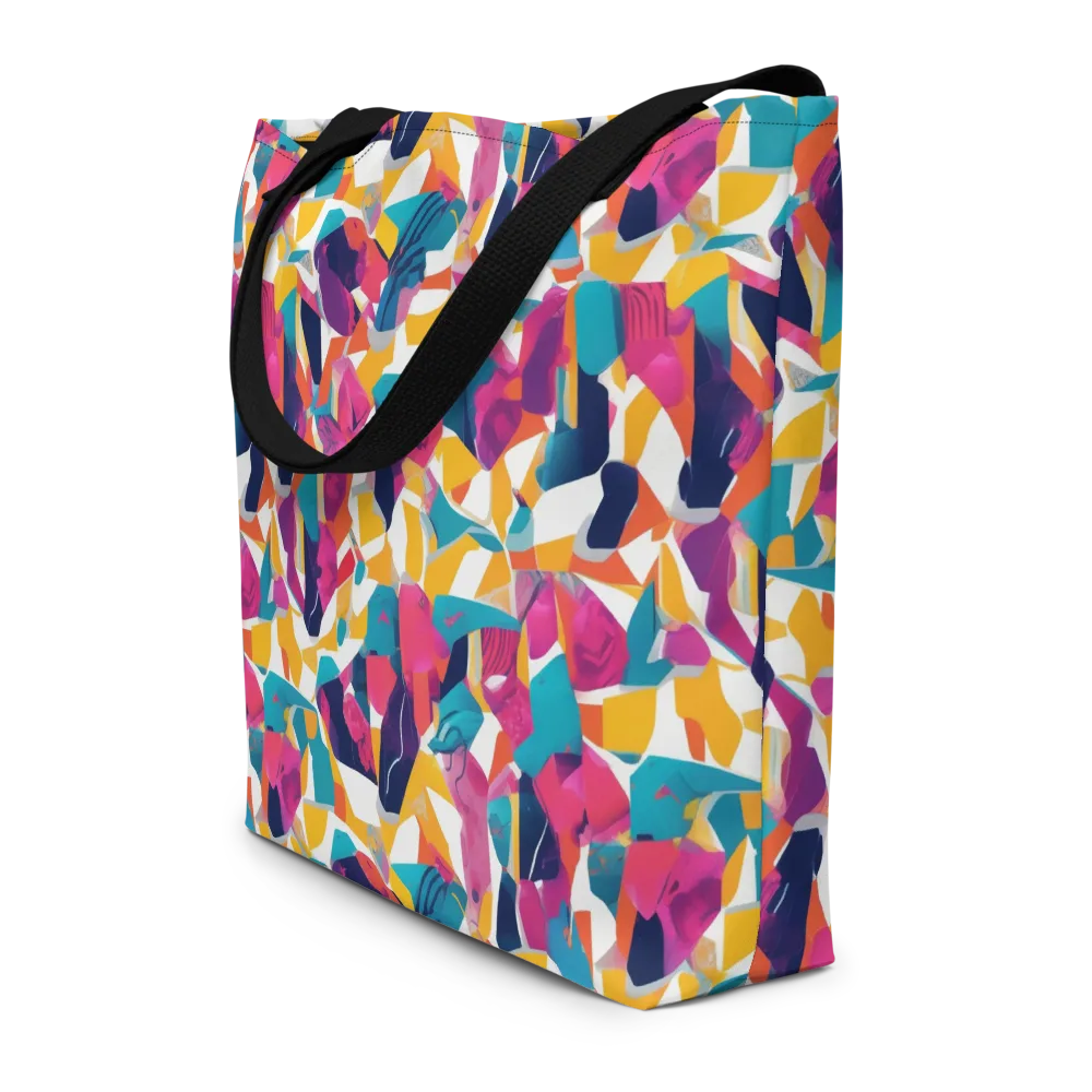Neon Tailor on Large Tote Bag W/ Pocket — Front