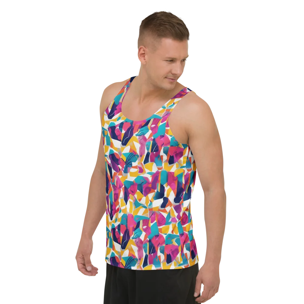 Neon Tailor on Men's Tank Top — Left Front