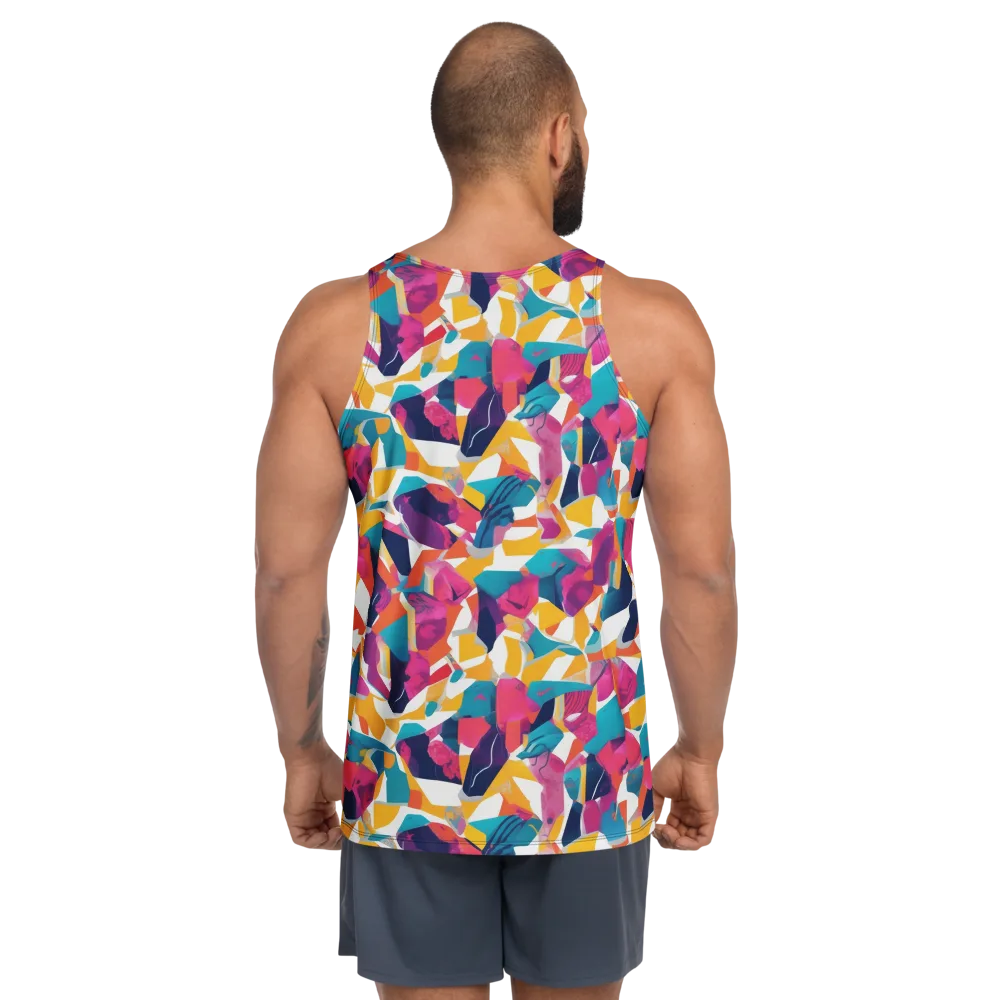 Neon Tailor on Men's Tank Top — Back