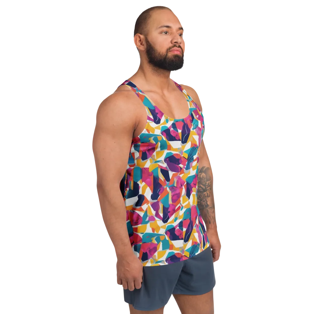 Neon Tailor on Men's Tank Top — Right Front