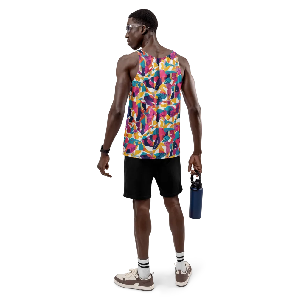 Neon Tailor on Men's Tank Top — Back