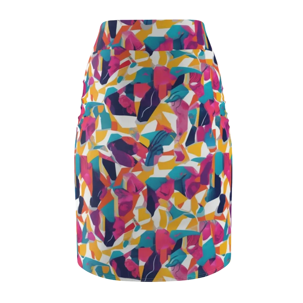 Neon Tailor on Pencil Skirt — Back