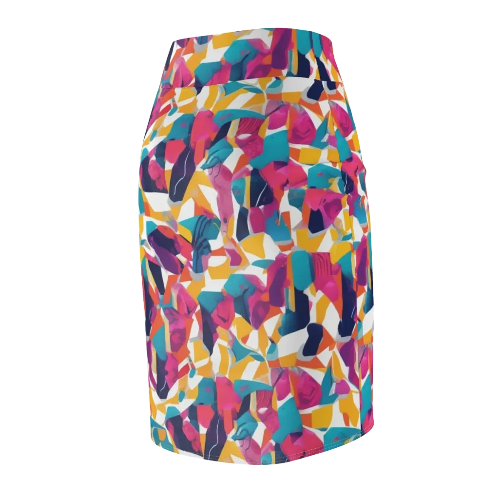 Neon Tailor on Pencil Skirt — Back Side