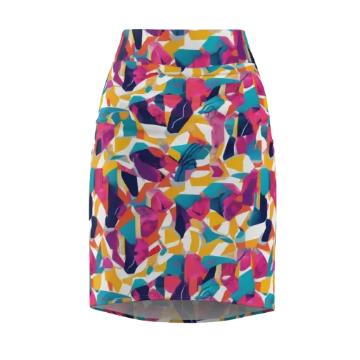 Neon Tailor on a Pencil Skirt