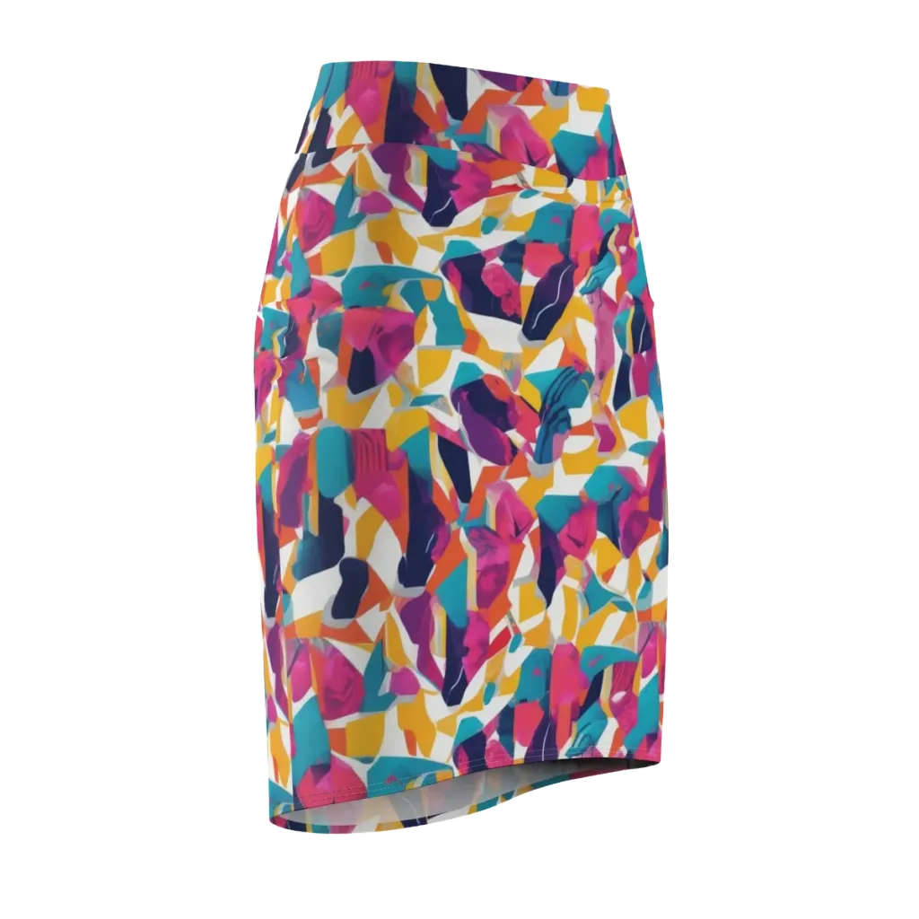 Neon Tailor on Pencil Skirt — Front Side