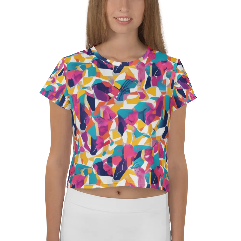 Neon Tailor on Crop Tee — Front