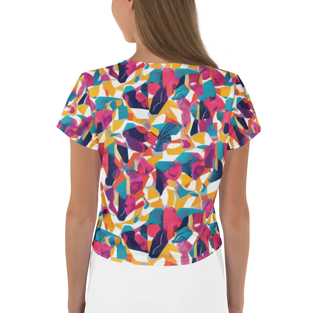 Neon Tailor on Crop Tee — Back
