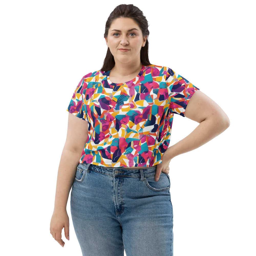 Neon Tailor on Crop Tee — Front