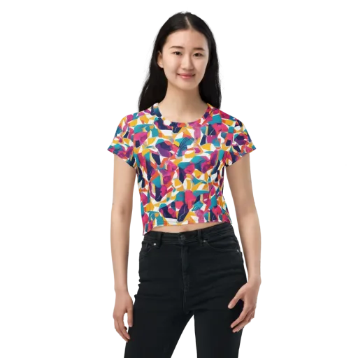 Neon Tailor on a Crop Tee