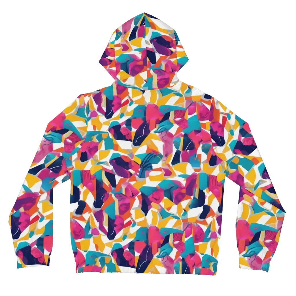 Neon Tailor on Women's Full-Zip Hoodie — Back