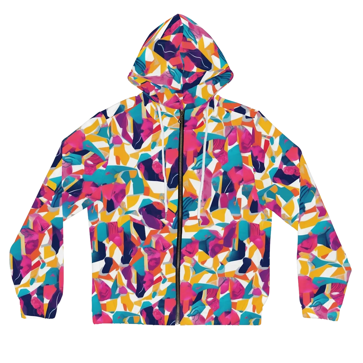 Neon Tailor on Women's Full-Zip Hoodie — Front
