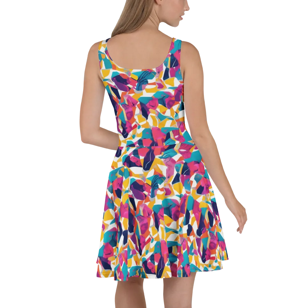 Neon Tailor on Skater Dress — Back