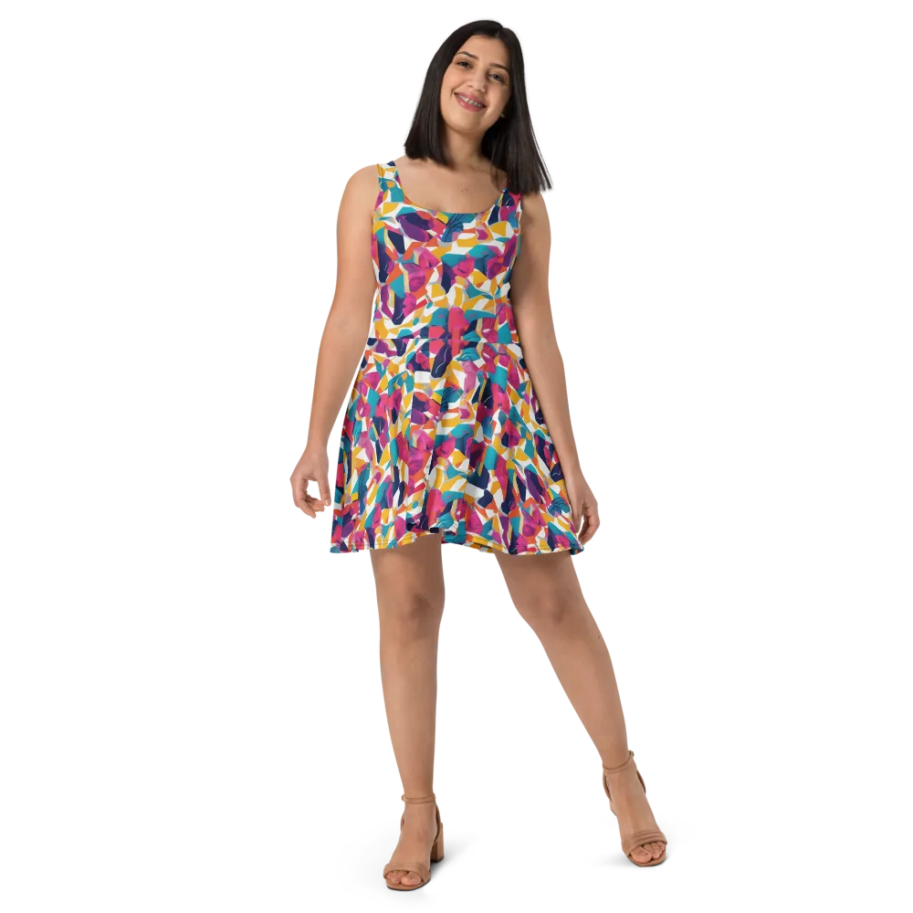Neon Tailor on Skater Dress — Front