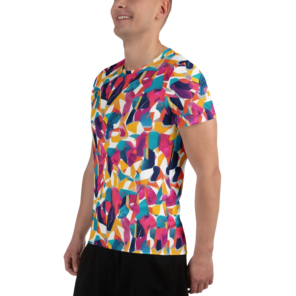 Neon Tailor on Men's Athletic T-Shirt — Left