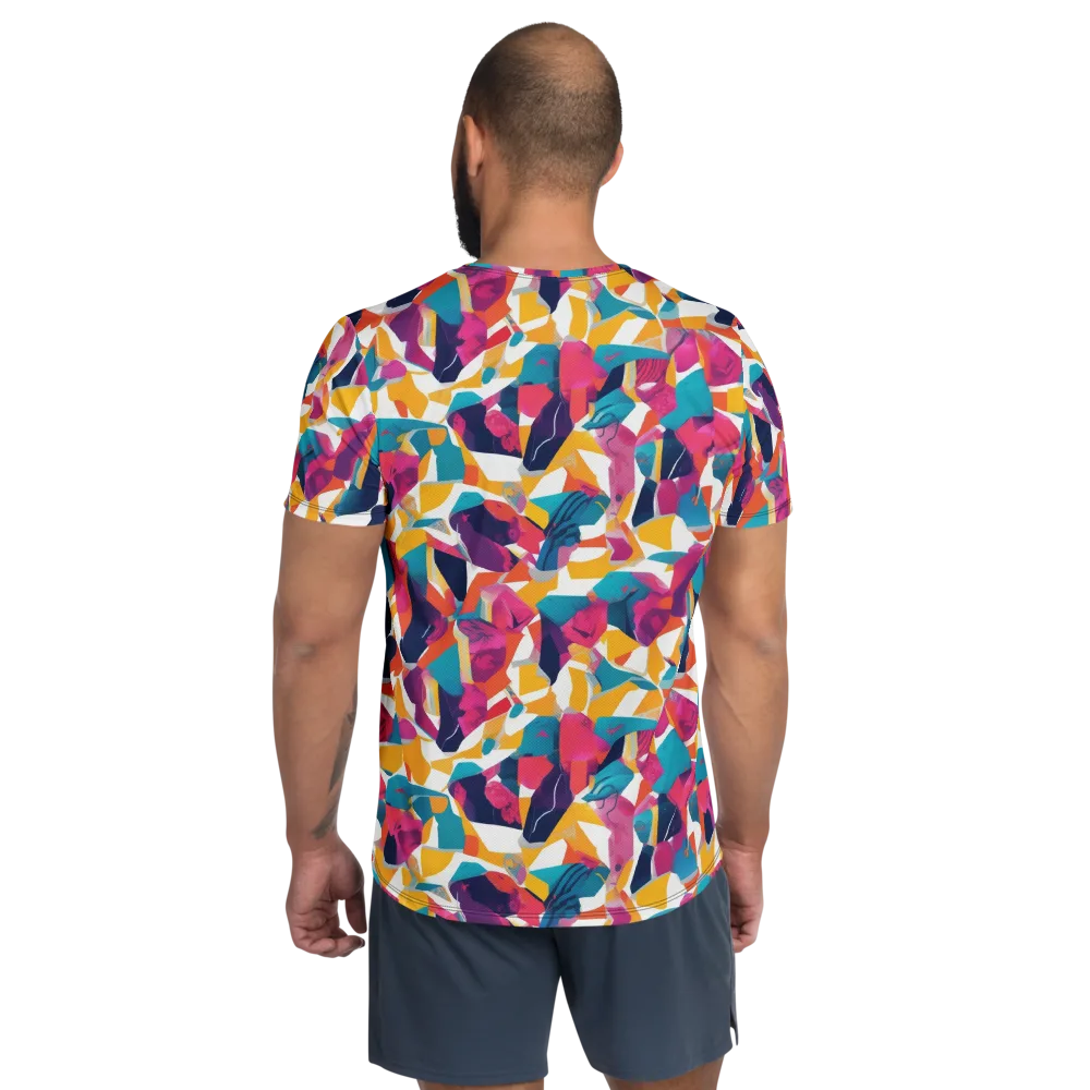 Neon Tailor on Men's Athletic T-Shirt — Back