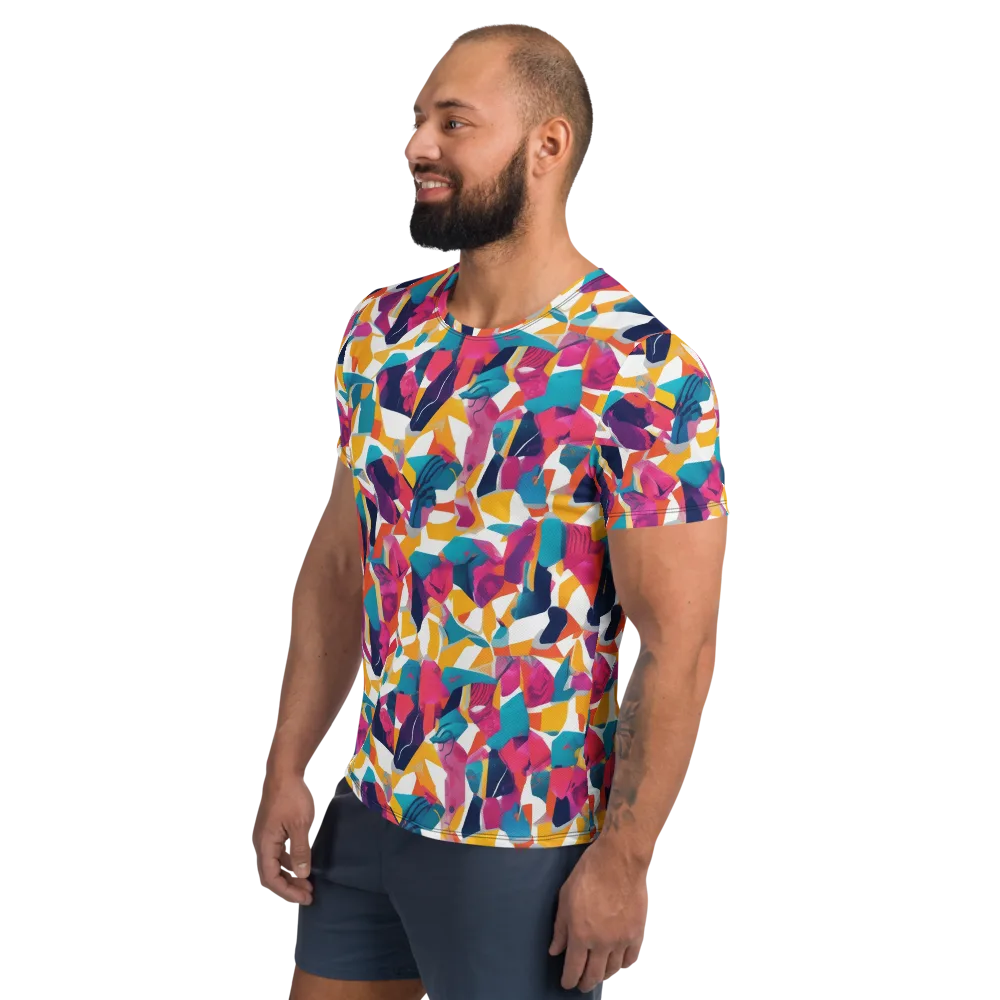 Neon Tailor on Men's Athletic T-Shirt — Left