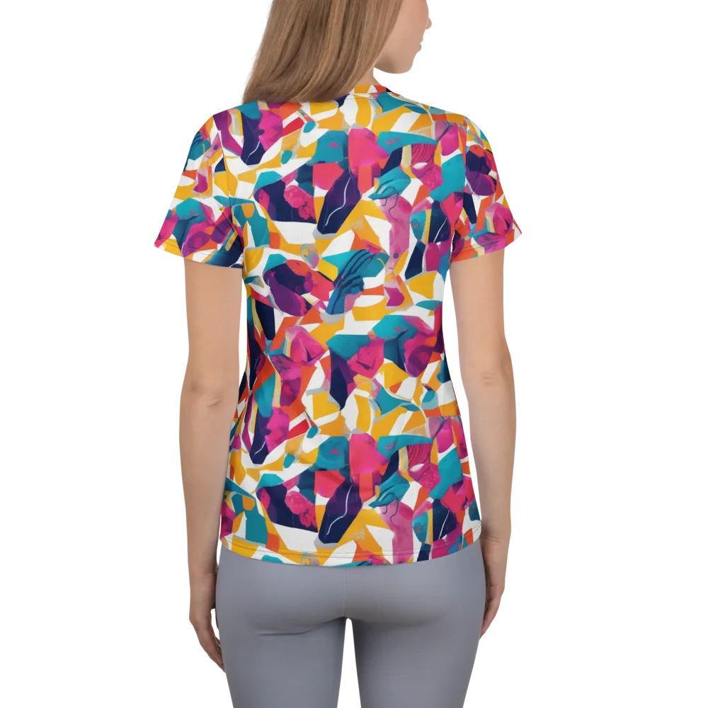 Neon Tailor on Women's Athletic T-Shirt — Back
