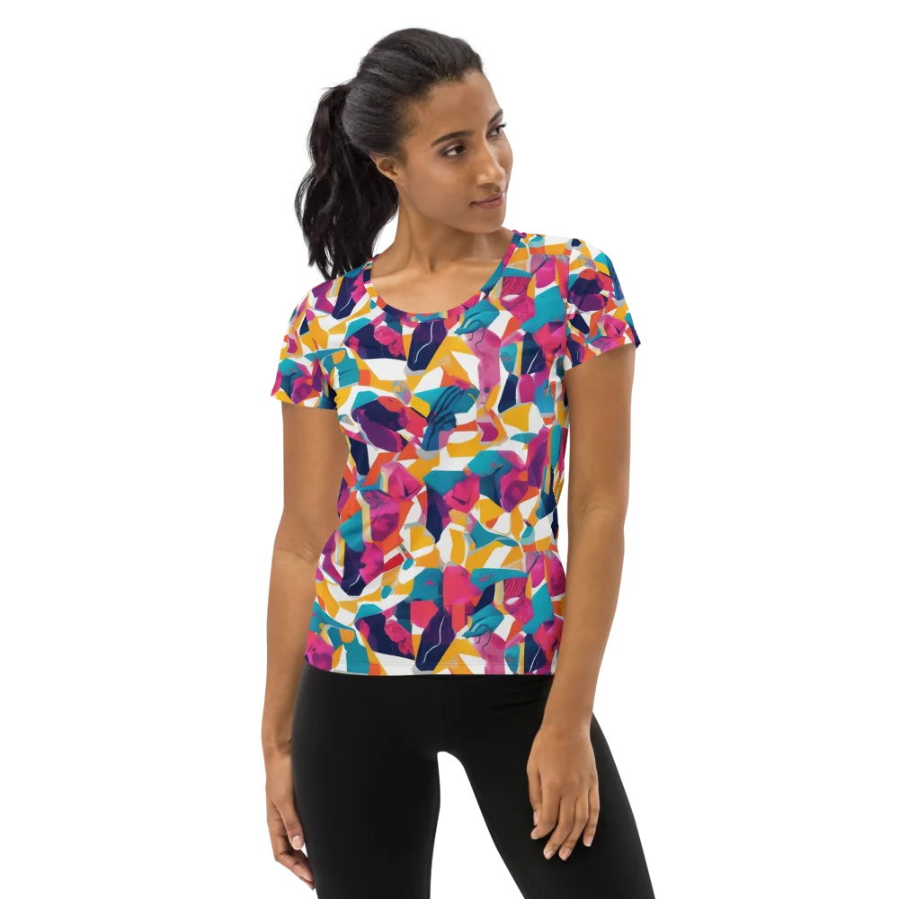 Neon Tailor on Women's Athletic T-Shirt — Front