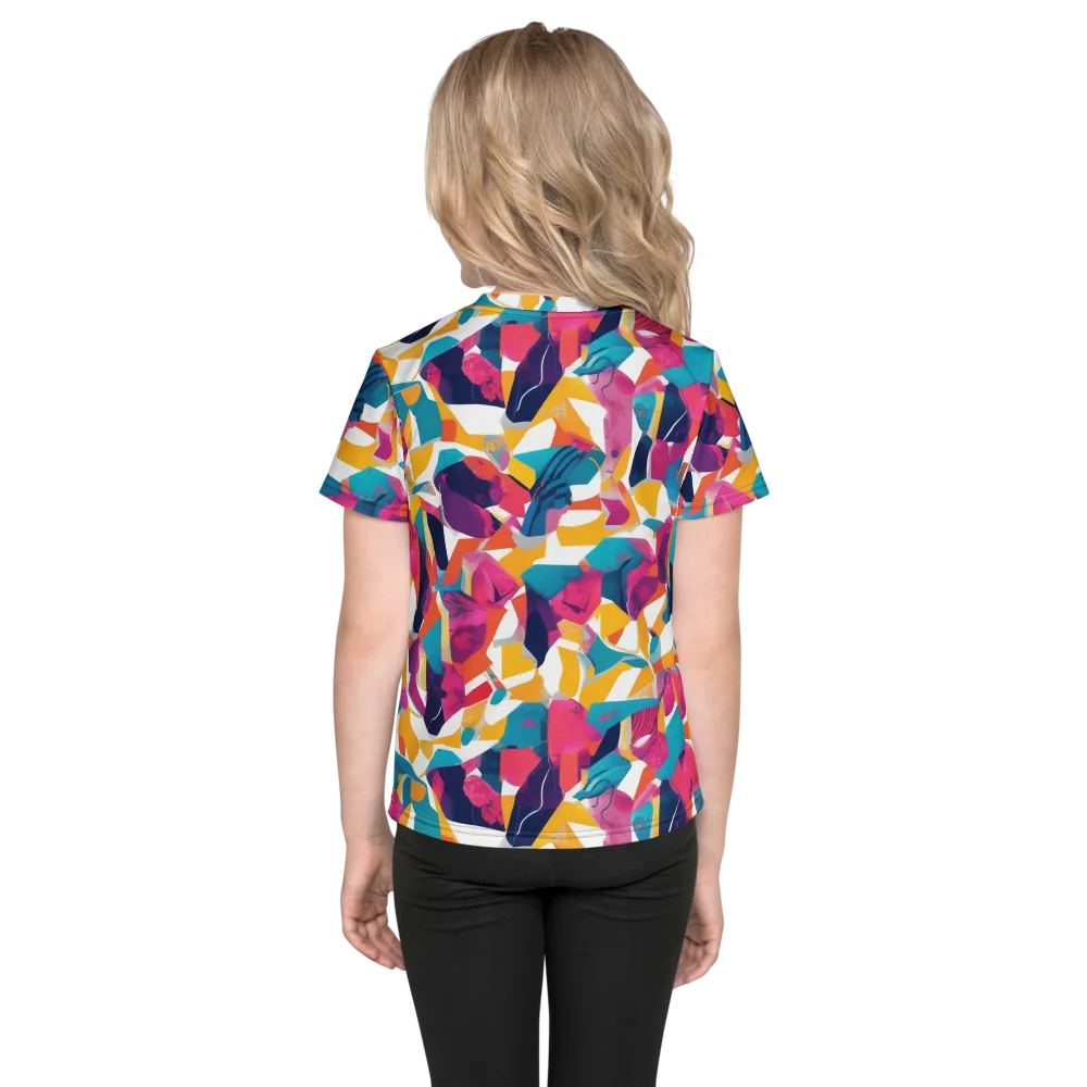 Neon Tailor on Kids Crew Neck T-Shirt — Back