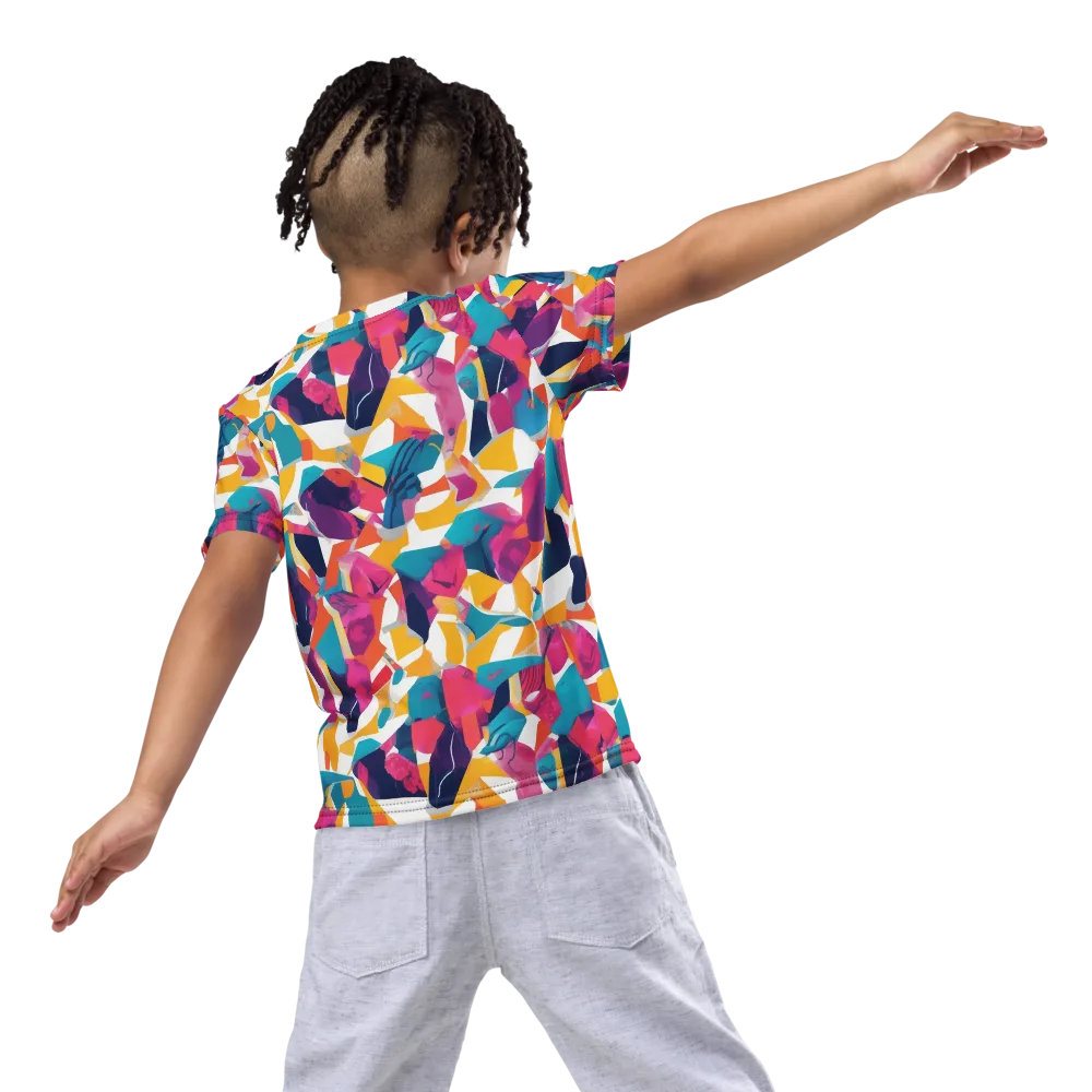 Neon Tailor on Kids Crew Neck T-Shirt — Back