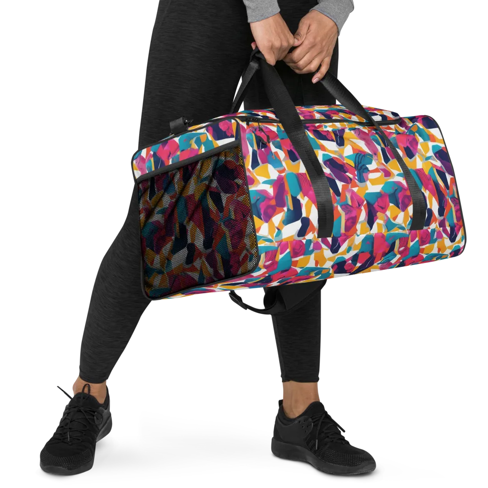 Neon Tailor on Duffle Bag — Right Front