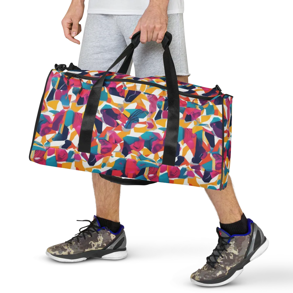 Neon Tailor on Duffle Bag — Front