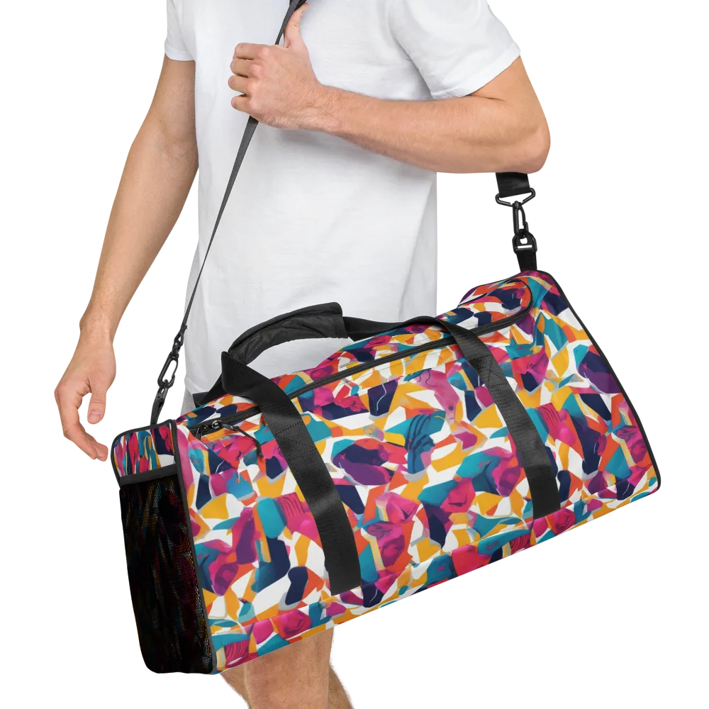Neon Tailor on Duffle Bag — Right Front