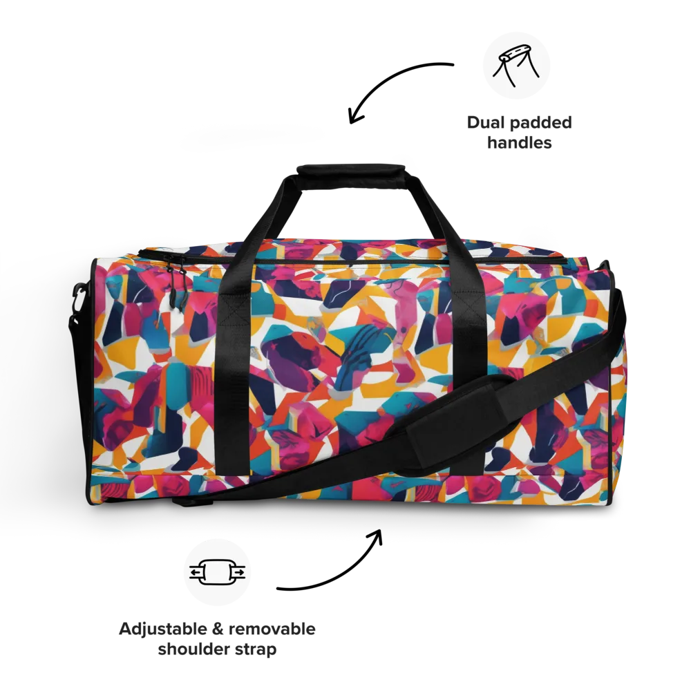 Neon Tailor on Duffle Bag — Front