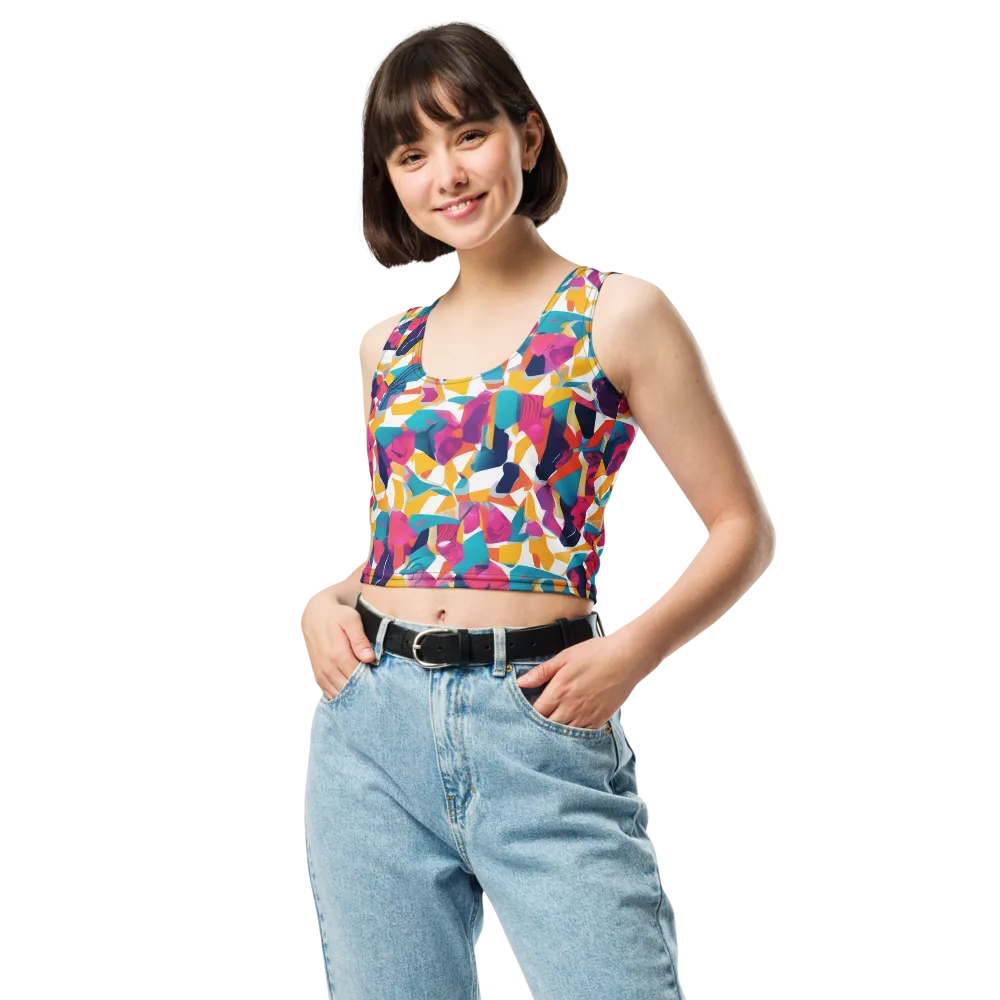 Neon Tailor on Crop Top — Front