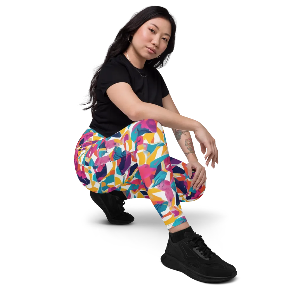 Neon Tailor on Leggings with Pockets — Right Front