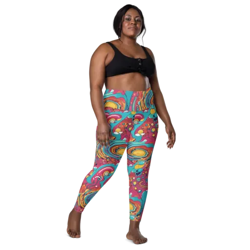 Neon Orbit Bazaar on a Leggings with Pockets